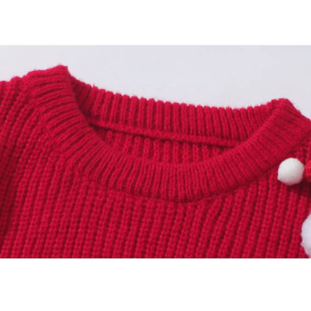 Süße Santa Puppe Pullover