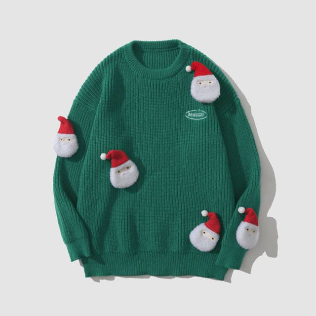 Süße Santa Puppe Pullover
