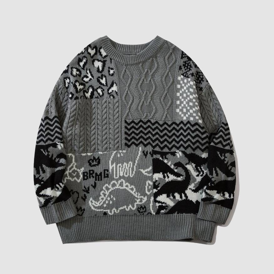 Pullover mit Dinosauriermuster
