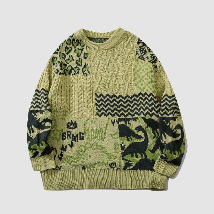 Pullover mit Dinosauriermuster