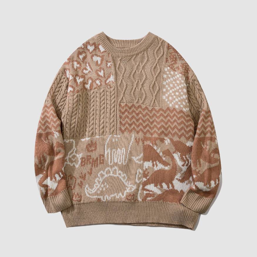 Pullover mit Dinosauriermuster