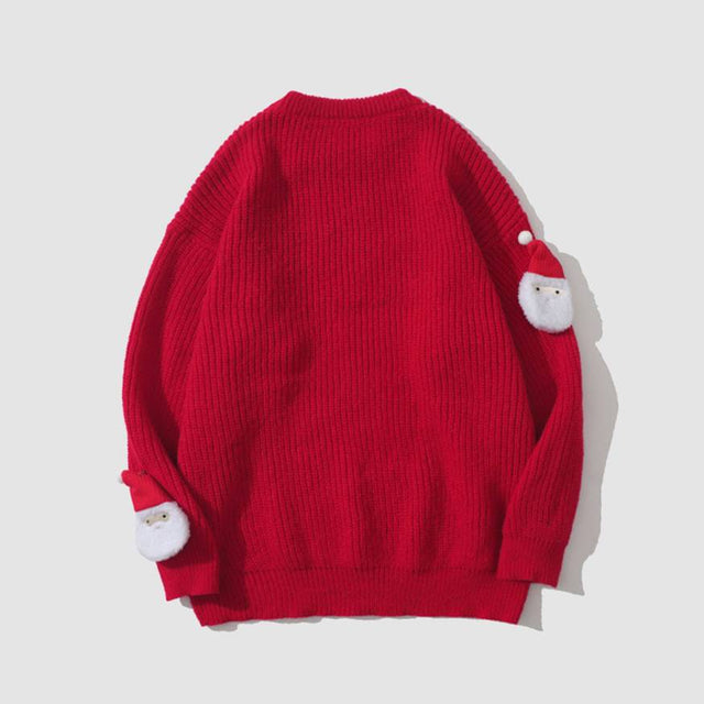 Süße Santa Puppe Pullover