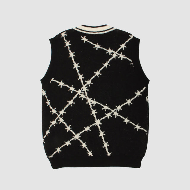 Liebe Jacquard Weste Pullover