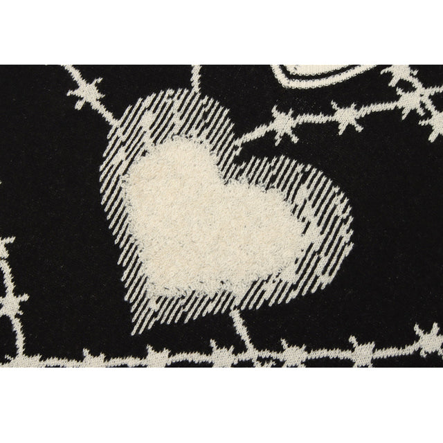 Liebe Jacquard Weste Pullover