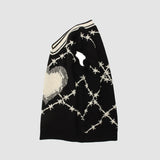 Liebe Jacquard Weste Pullover