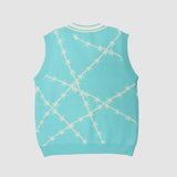 Liebe Jacquard Weste Pullover