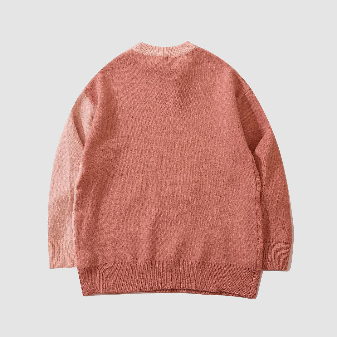 Pullover mit Segelboot-Stickerei