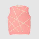 Liebe Jacquard Weste Pullover