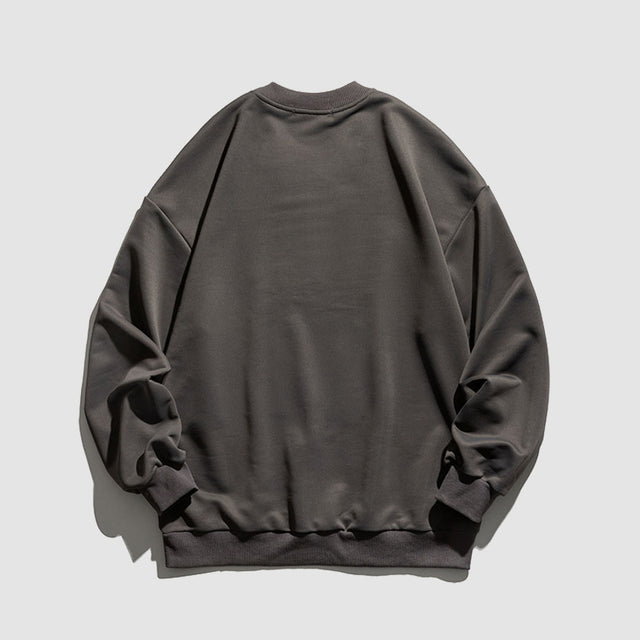 Sudadera con ilustración de puesta de sol