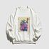 Sudadera con ilustración de puesta de sol